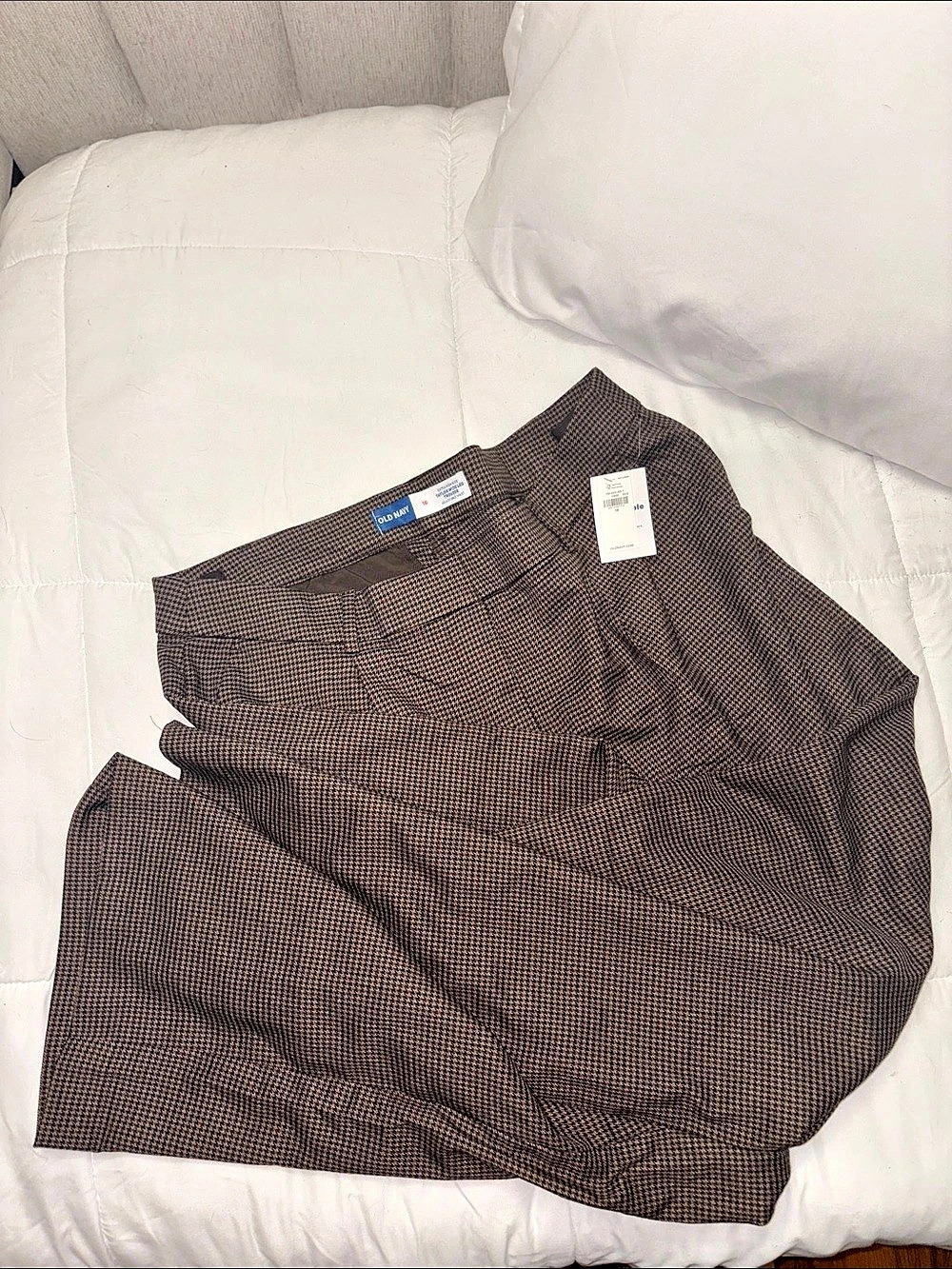 Old Navy Extra High-Rise Taylor Wide-Leg Trouser Brown & Black Size 16
